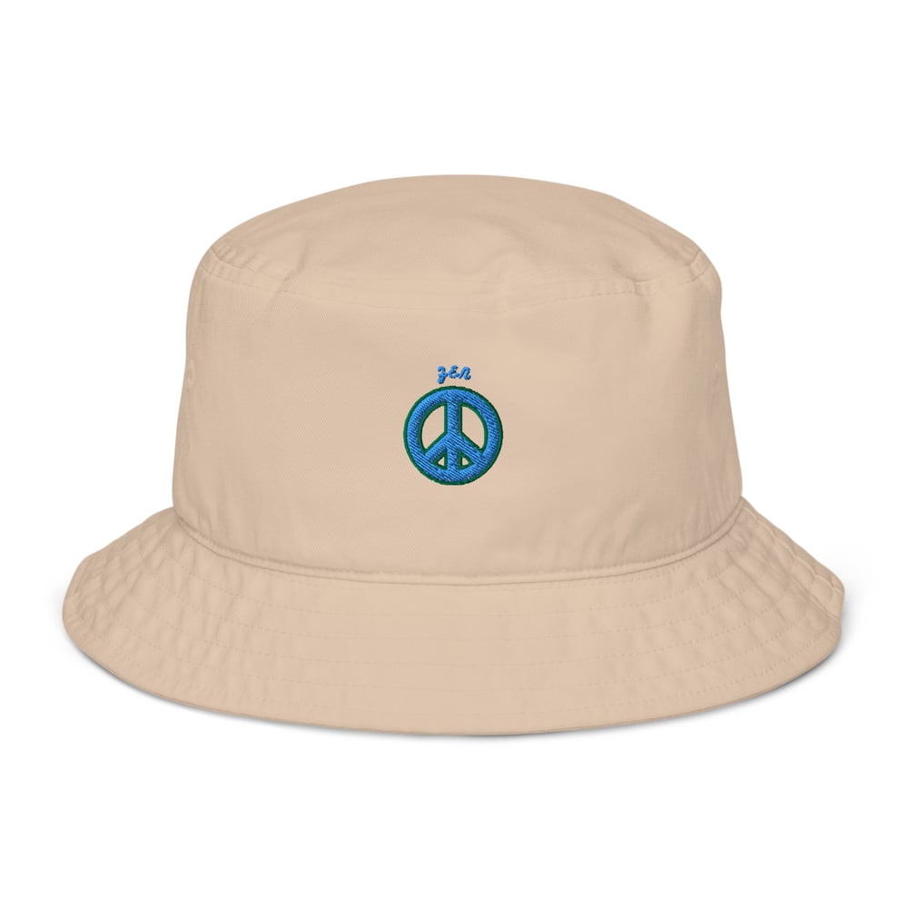 ZEN EXP - “Peace Sign” Organic bucket hat