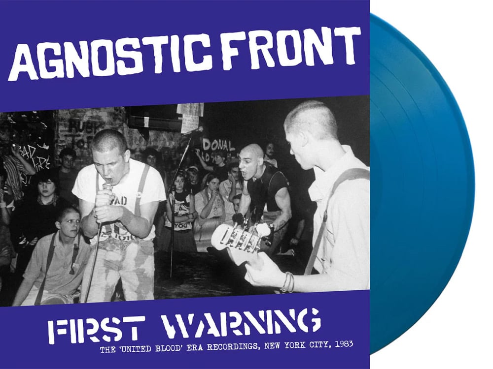 Agnostic Front - “ The United Blood Era Recordings, New York 1983” LP (Import) Seam Split