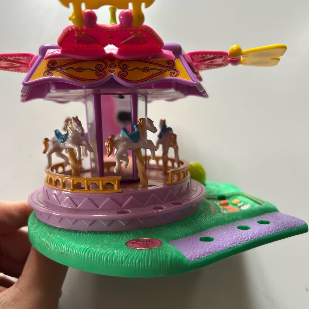 Image of Polly pocket spin pretty carousel 