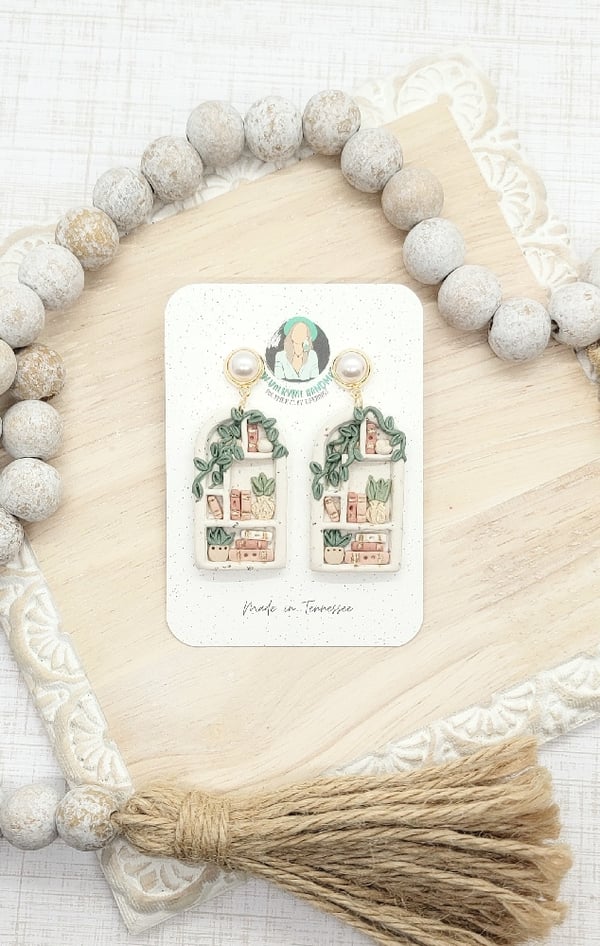 Image of Botanical Bookshelf Dangles 