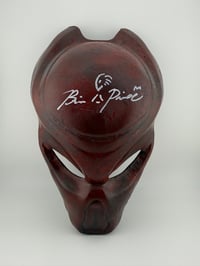 Image 1 of Brian Prince Autographed AMP3D printed custom Predator mask JSA COA 
