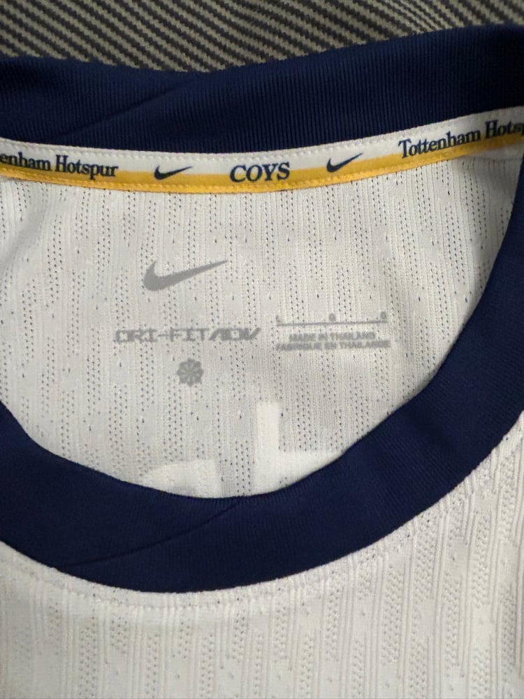 Image of Tottenham Hotspur “VAN DE VEN 37” Vaporknit 2024/25 Home Europa Final Shirt, Large
