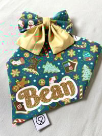 Image 10 of Christmas Sailor Bows / Bow Ties - Choice of Three Designs, Doughnuts, Trees or Gingerbread