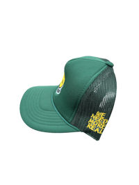 Image 2 of Hunter green trucker hat 