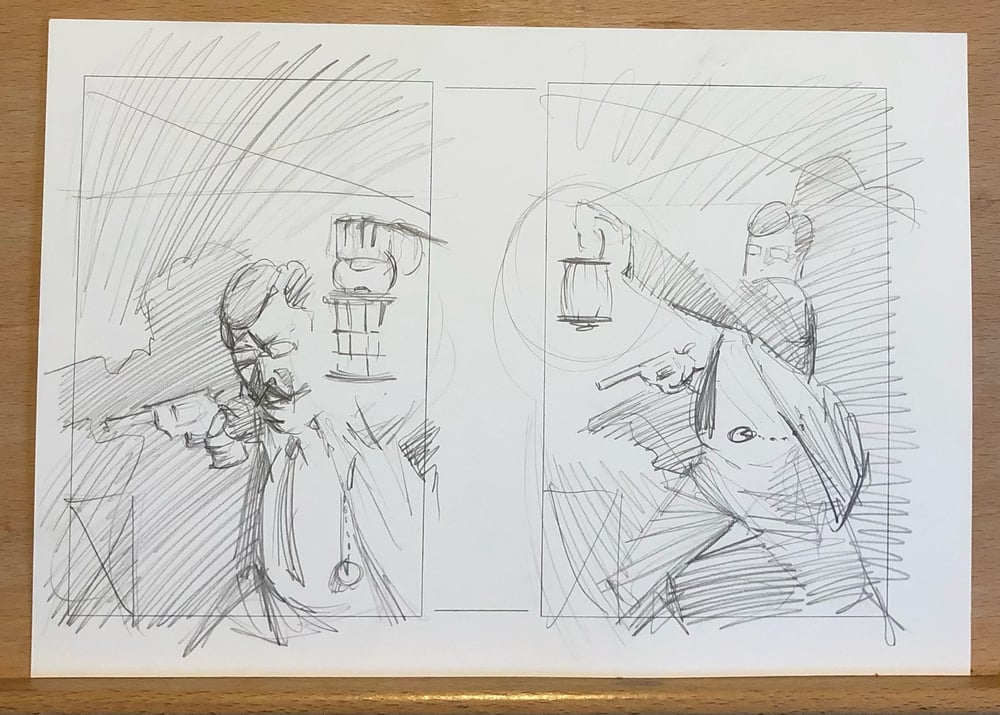 Image of Fort issue 1 cover sketches pt 2