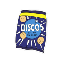 The Big Bag of Discos Babes Waterproof Vinyl Decal