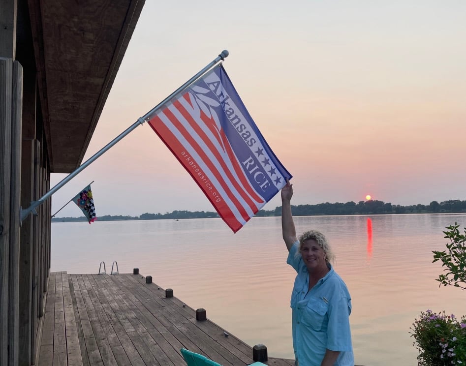 Arkansas Rice Flag