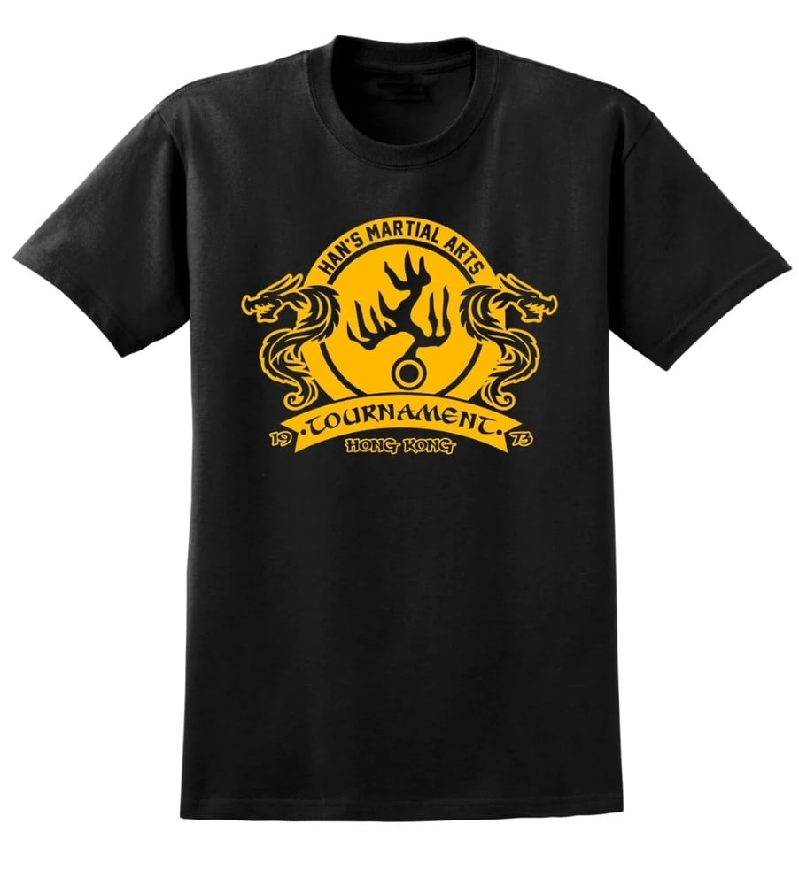 Image of Hans Martial Arts T Shirt - Inspired by Bruce Lee Enter the Dragon