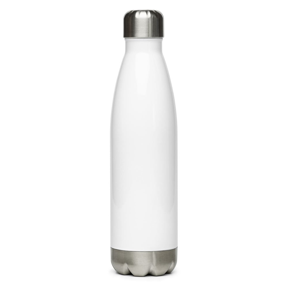 Image of Stainless Steel Water Bottle - B/W