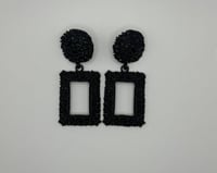 Image 2 of Zara geo square earrings 