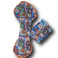 Image 1 of Single Flare Character Comic Reusable Pad With Wrapper