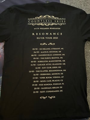 Image of Resonance EU/UK Tour Shirt (Unisex & Ladies Fit)