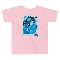 Image 3 of T SHIRT: TODDLER - "FUNKY BLUE"