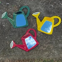 Image 1 of Fused glass watering can mirrors