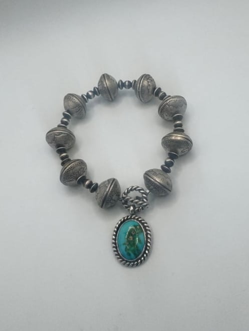 Image of Mercury Dime Bracelet 🩵💚