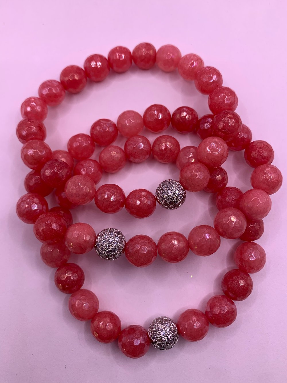 Image of Silver Strawberry Pink (1pc)