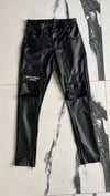 NoTrading Leather Pants Black