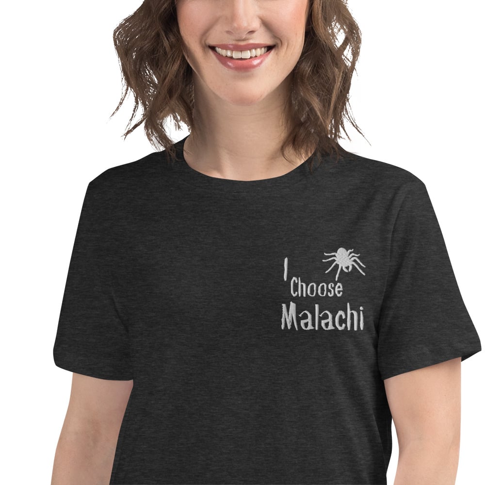 Image of Officially Licensed Little Stranger I choose Malachi embroidery t-shirt