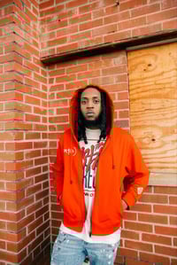 Image 4 of Red AR34EA Zip Up Jacket