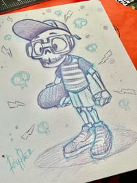 Image 2 of Skater Boy (original Sketch)