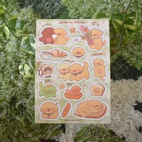 Image 1 of Butter Dog & Friends Sticker Sheet