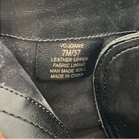 Image 9 of VINCE CAMUTO genu leather blac quilted combat boots