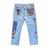 Image 3 of “Love your Mother” Earth Denim Jeans 