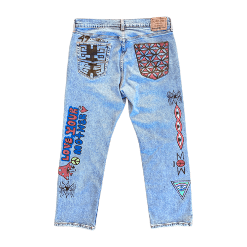 Image of “Love your Mother” Earth Denim Jeans 