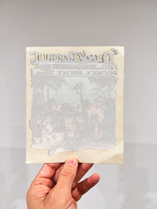 Grateful Dead 80s Dead Republic 7” Sticker 