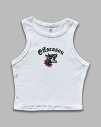 Women's Offseason Doberman Tank Top (White)
