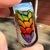 Image 1 of Rainbow TEP Key Pendant