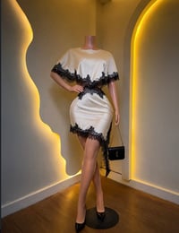 Image 2 of Satin sexy dress