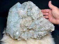 Image 1 of Phantom Quartz Cluster With Chlorite Inclusions Statement Piece #2390