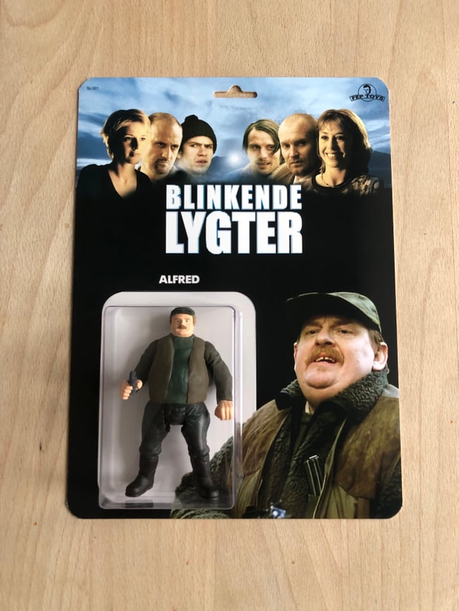 Blinkende lygter (Alfred) action figur