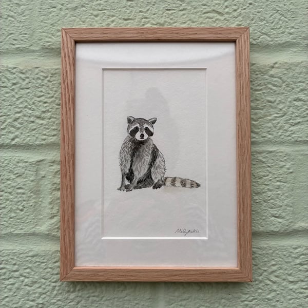 Image of £50 originals - Racoon watercolour