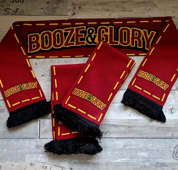 Image of Booze & Glory DMs theme scarf