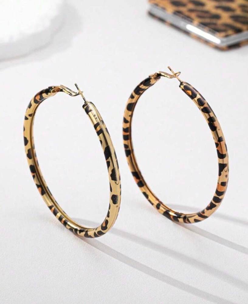 Image of “Leopard Hoops”