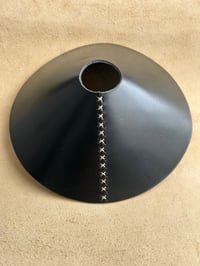 Image 4 of Black leather pendant shade 