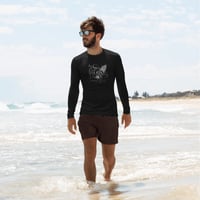 Image 1 of Occult Beach: Dark Wave Surf Shop Men's Rash Guard