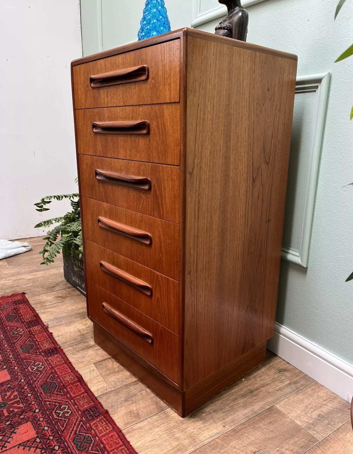 Stunning Mid Century Retro G Plan Fresco Tallboy Chest of 6