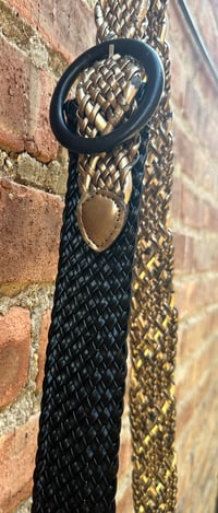 Image 5 of Denim Upcycled bag with fringe 