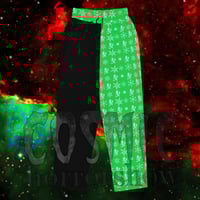 Xmas green n black Wide-leg joggers
