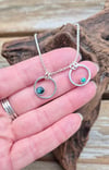 Blue Abalone Gemstone Necklace 