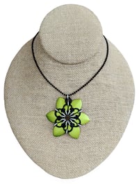 Image 2 of Beetlejuice Inspired Flower Pendant