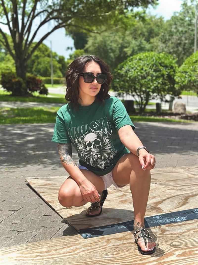 Image of NOTHING CAN STOP US , FOREST GREEN & WHITE T SHIRT 