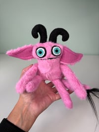 Image 5 of Mini Weighted Hand Embroidered Monsters - Colors Vary