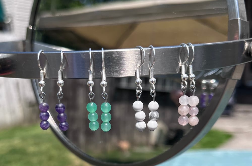 Image of Crystal Stone Earrings