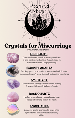Image of Crystals For Baby Loss - Miscarriage