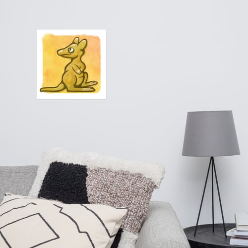Image of Wyatt Wallaby Giclee Poster