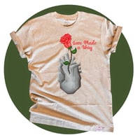 "Love Made a Way" T-shirt (cursive font)